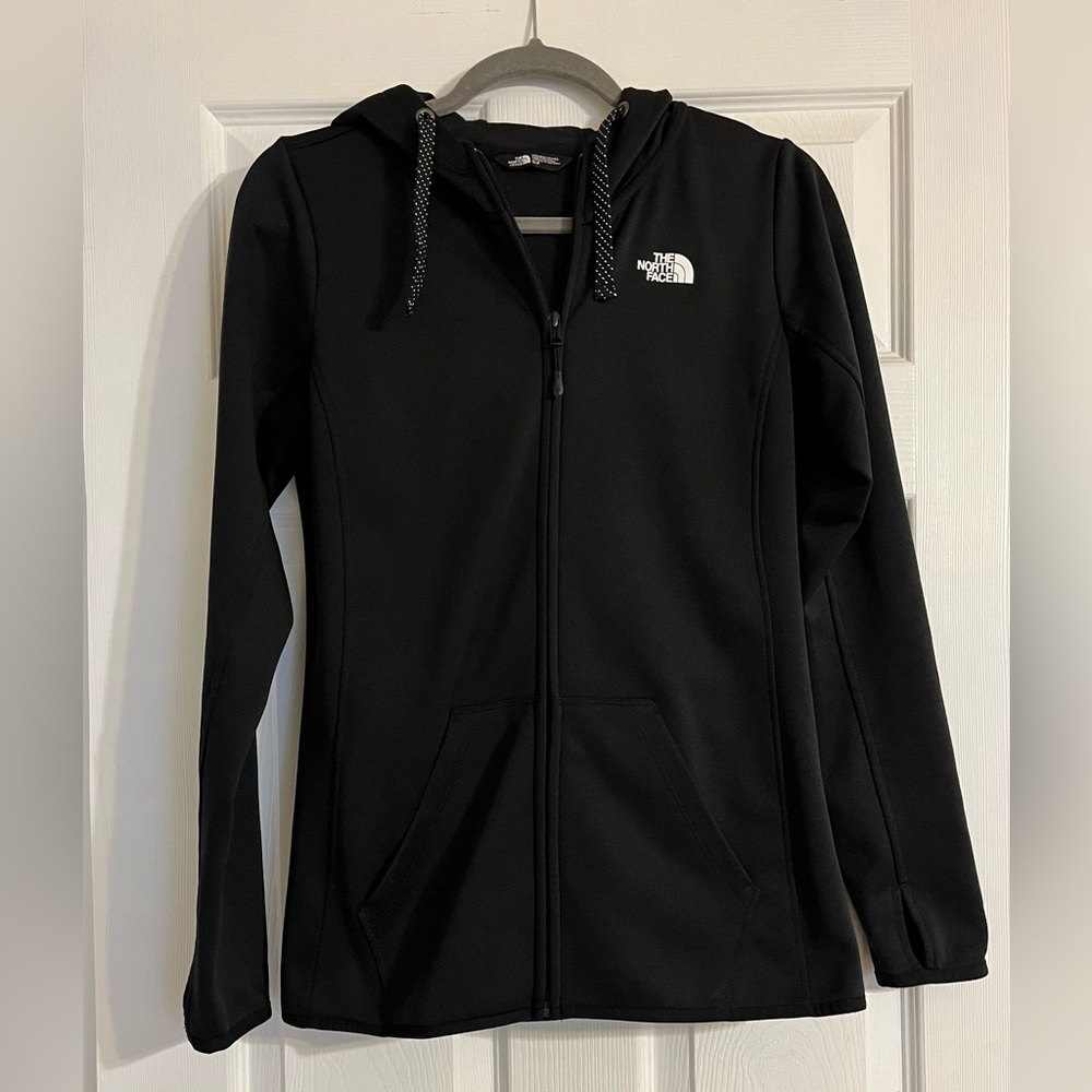 🖤🐞 The North Face full zip hooded polyester sweatshirt jacket 🐞🖤